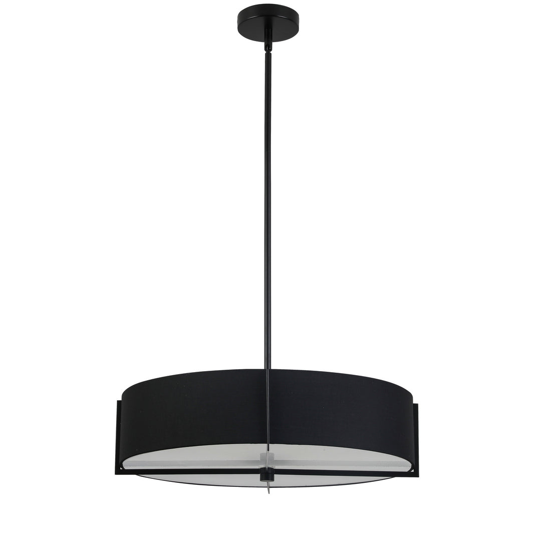 Preston Four Light Pendant in Black - available from The Lighting Shoppe, trusted by Canadian homeowners