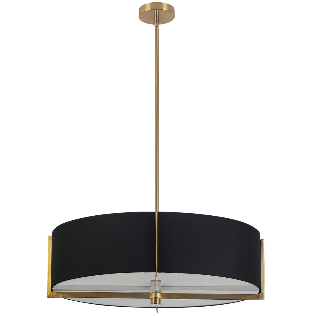 Preston Four Light Pendant in Black - available from The Lighting Shoppe, trusted by Canadian homeowners
