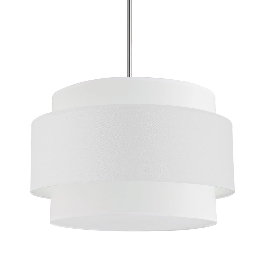 Priya Four Light Chandelier in White - available from The Lighting Shoppe, trusted by Canadian homeowners