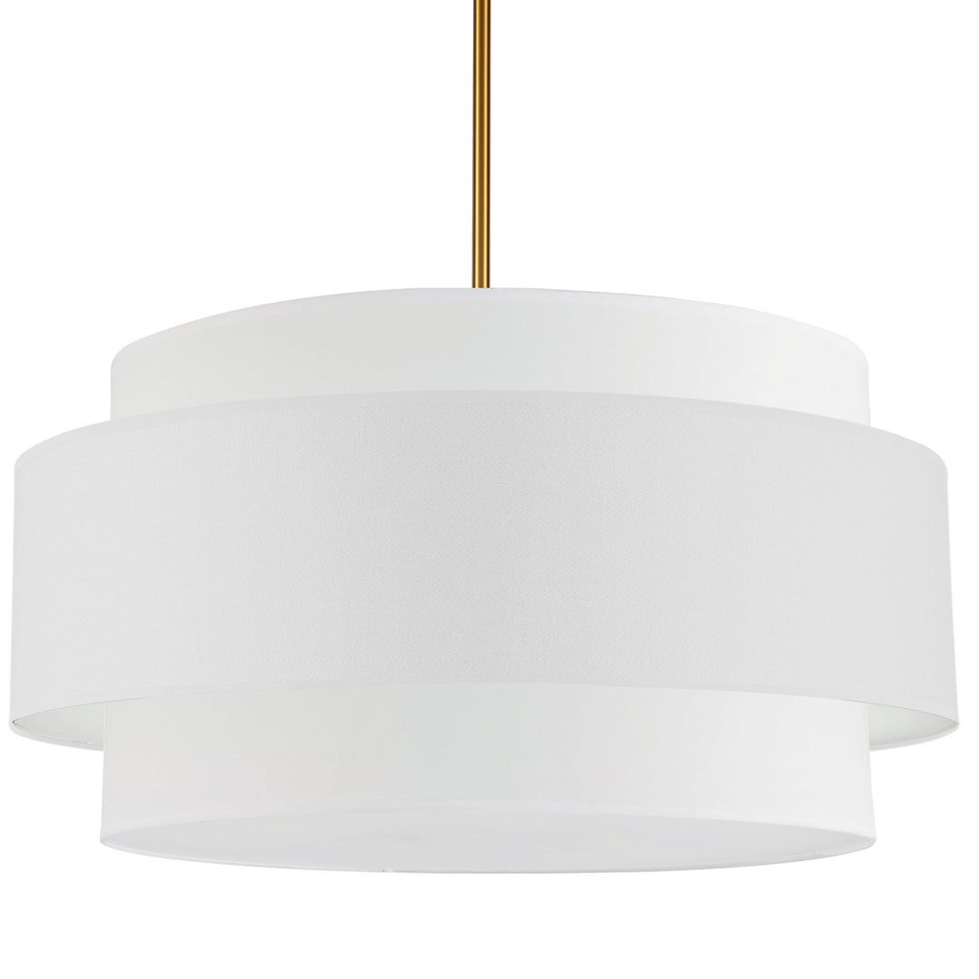 Priya Four Light Chandelier in White - available from The Lighting Shoppe, trusted by Canadian homeowners