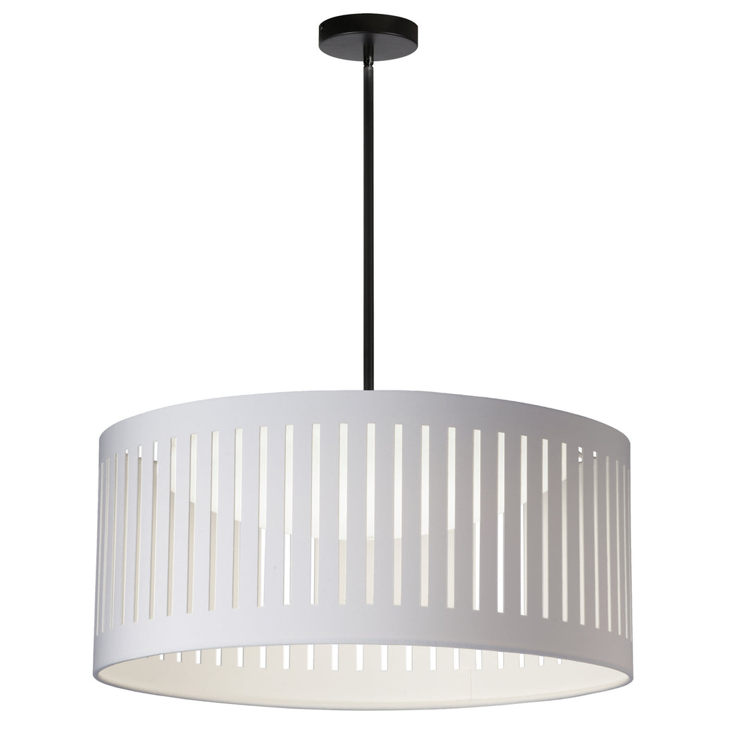 Slit Drum LED Pendant in White - available from The Lighting Shoppe, trusted by Canadian homeowners