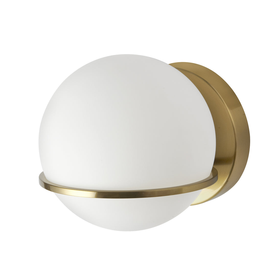 Sofia One Light Wall Sconce in Aged Brass - available from The Lighting Shoppe, trusted by Canadian homeowners