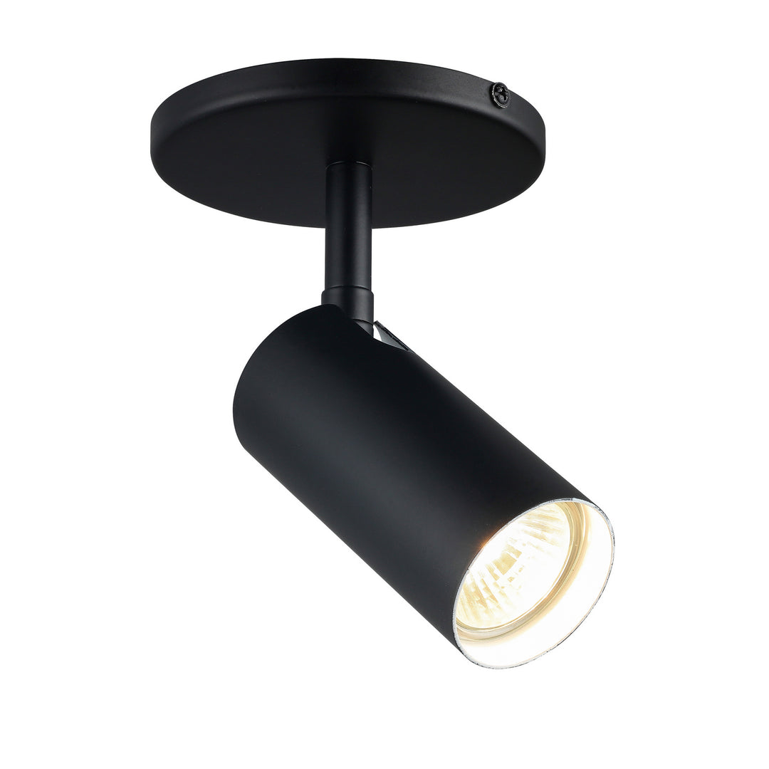 Stanly One Light Spotlight in Black - available from The Lighting Shoppe, trusted by Canadian homeowners