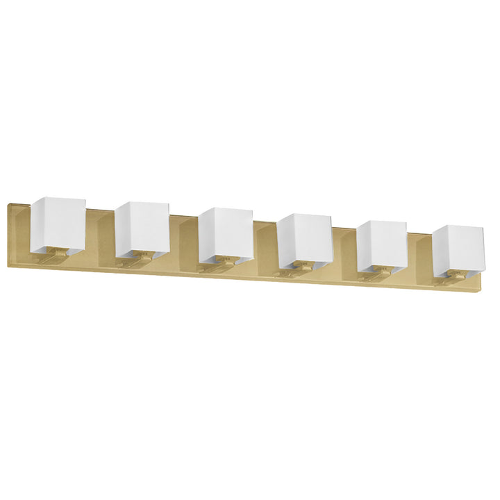 Dainolite Canada - V1230-6W-AGB - Six Light Vanity - Verona - Aged Brass