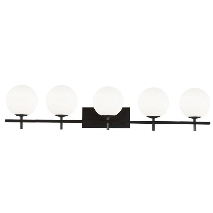 Dainolite Canada - VAD-415W-MB - Five Light Vanity - Vivaldi - Black