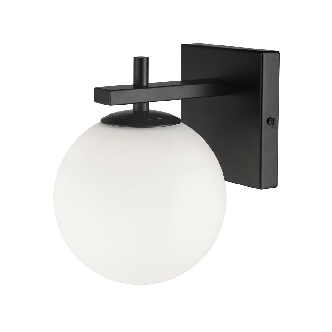 Vivaldi One Light Wall Sconce in Black - available from The Lighting Shoppe, trusted by Canadian homeowners