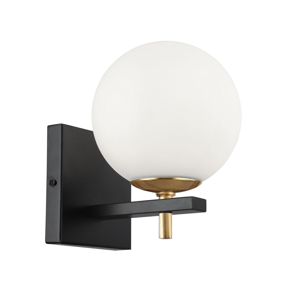 Dainolite Canada - VAD-51W-MB-AGB - One Light Wall Sconce - Vivaldi - Matte Black
