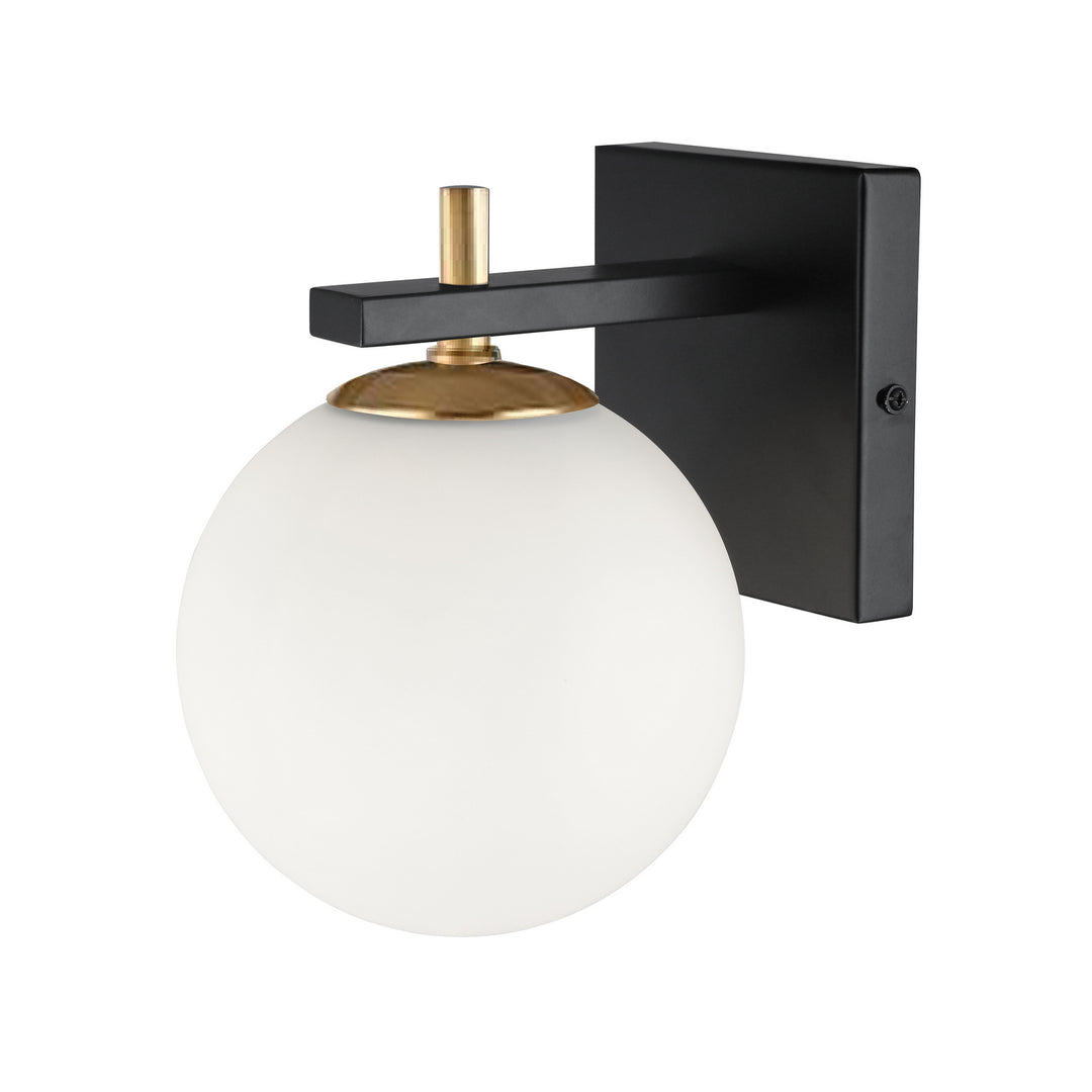 Vivaldi One Light Wall Sconce in Matte Black - available from The Lighting Shoppe, trusted by Canadian homeowners