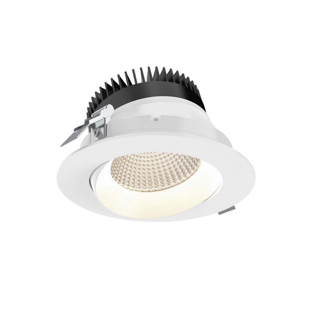 Revolve Regressed Gimbal Downlight in WH - available from The Lighting Shoppe, trusted by Canadian homeowners