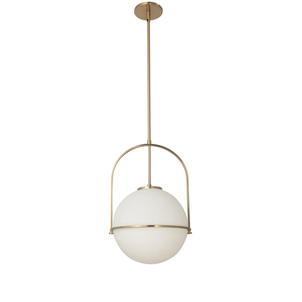 Dainolite Canada - PAO-121P-AGB - One Light Pendant - Paola - Aged Brass