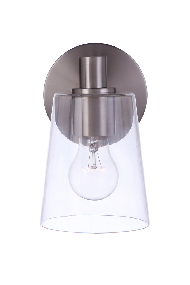 Craftmade Canada - 12605BNK1 - One Light Wall Sconce - Emilio - Brushed Polished Nickel