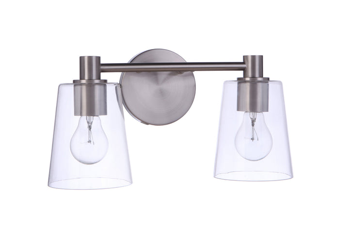 Craftmade Canada - 12615BNK2 - Two Light Vanity - Emilio - Brushed Polished Nickel