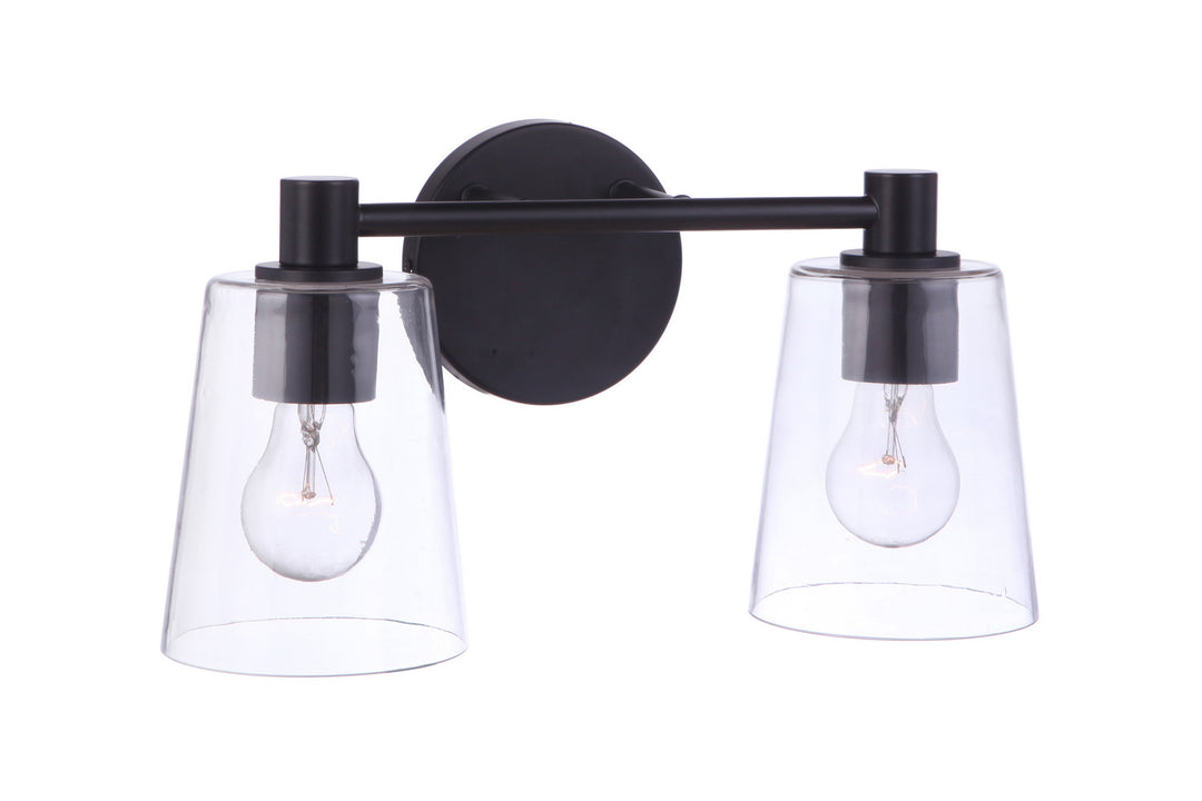 Craftmade Canada - 12615FB2 - Two Light Vanity - Emilio - Flat Black