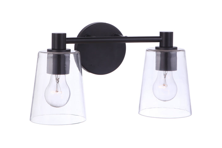 Craftmade Canada - 12615FB2 - Two Light Vanity - Emilio - Flat Black