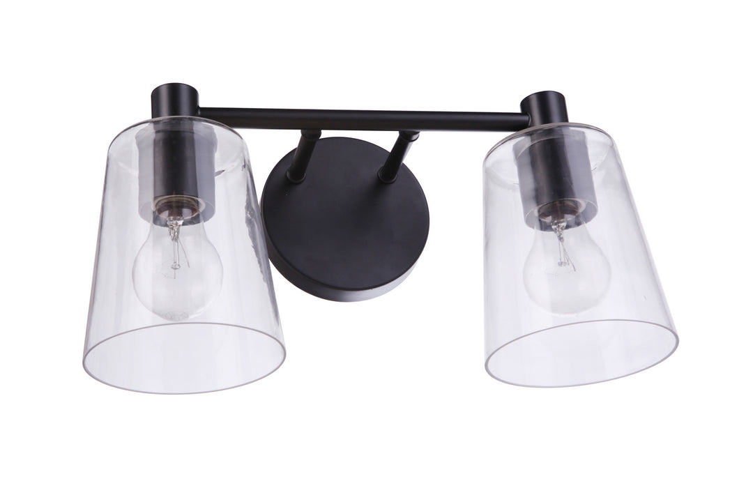 Craftmade Canada - 12615FB2 - Two Light Vanity - Emilio - Flat Black