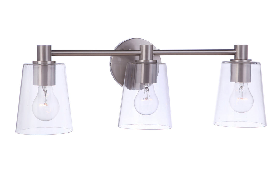 Craftmade Canada - 12623BNK3 - Three Light Vanity - Emilio - Brushed Polished Nickel