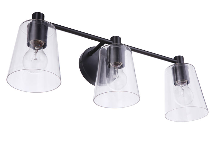 Craftmade Canada - 12623FB3 - Three Light Vanity - Emilio - Flat Black