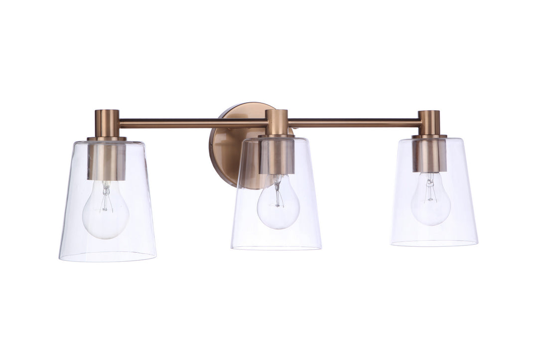Craftmade Canada - 12623SB3 - Three Light Vanity - Emilio - Satin Brass