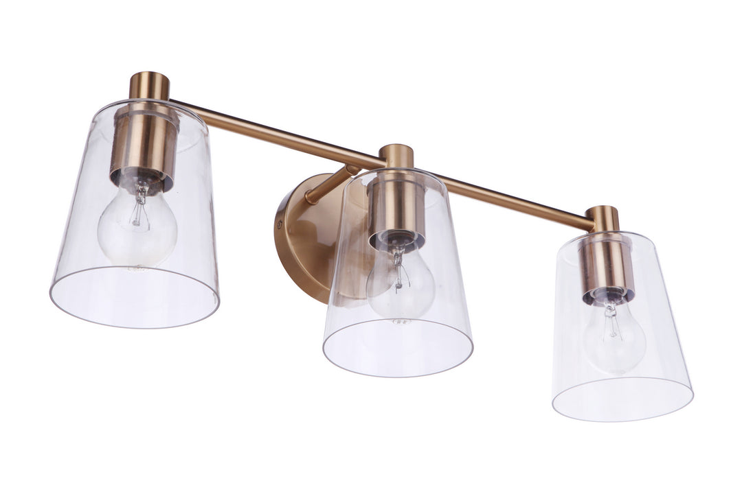 Craftmade Canada - 12623SB3 - Three Light Vanity - Emilio - Satin Brass