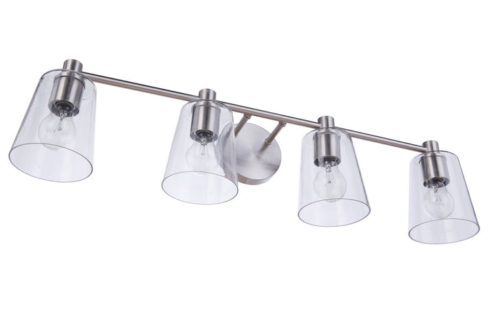 Craftmade Canada - 12633BNK4 - Four Light Vanity - Emilio - Brushed Polished Nickel