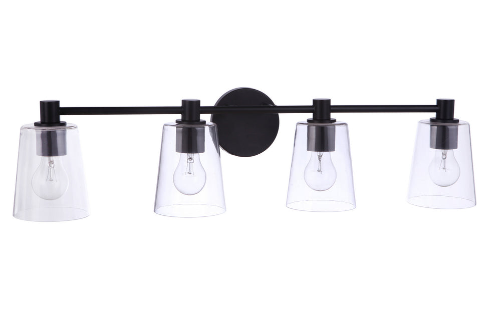 Craftmade Canada - 12633FB4 - Four Light Vanity - Emilio - Flat Black