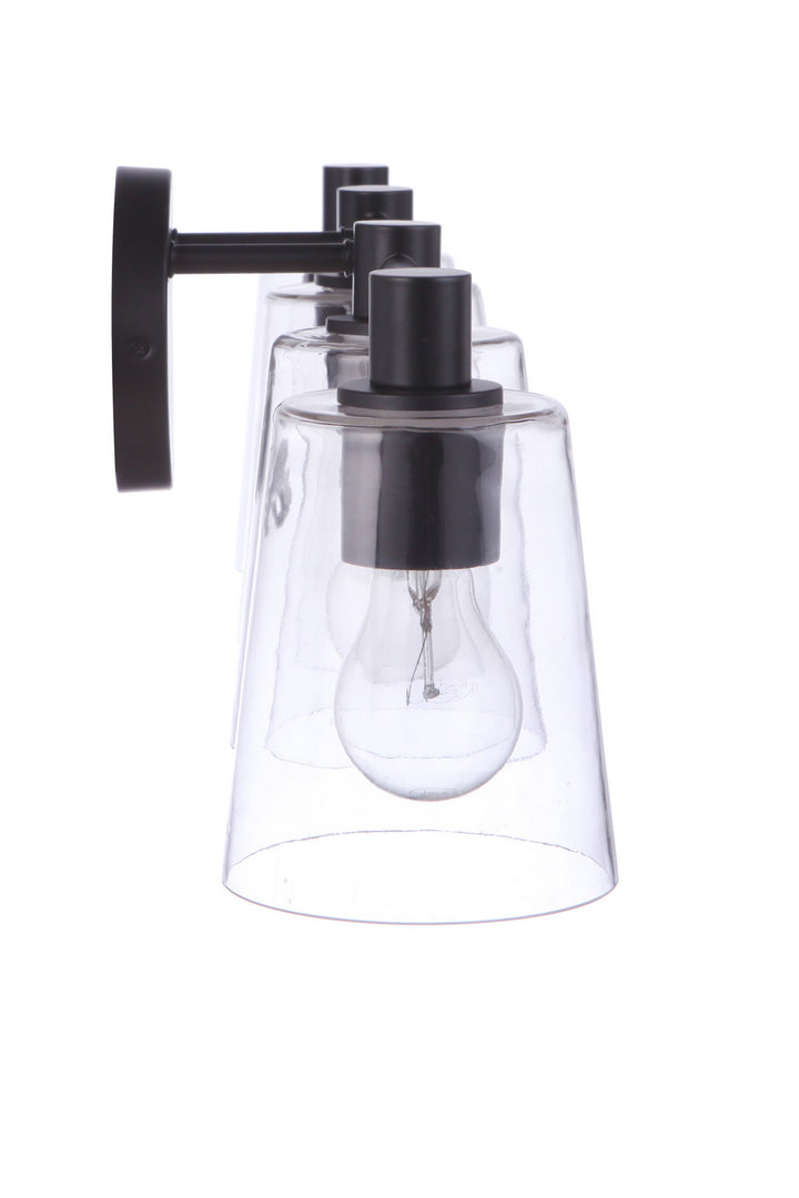 Craftmade Canada - 12633FB4 - Four Light Vanity - Emilio - Flat Black