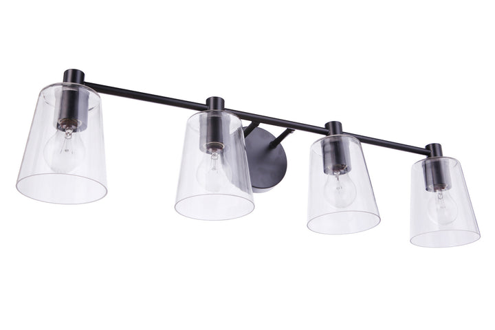 Craftmade Canada - 12633FB4 - Four Light Vanity - Emilio - Flat Black