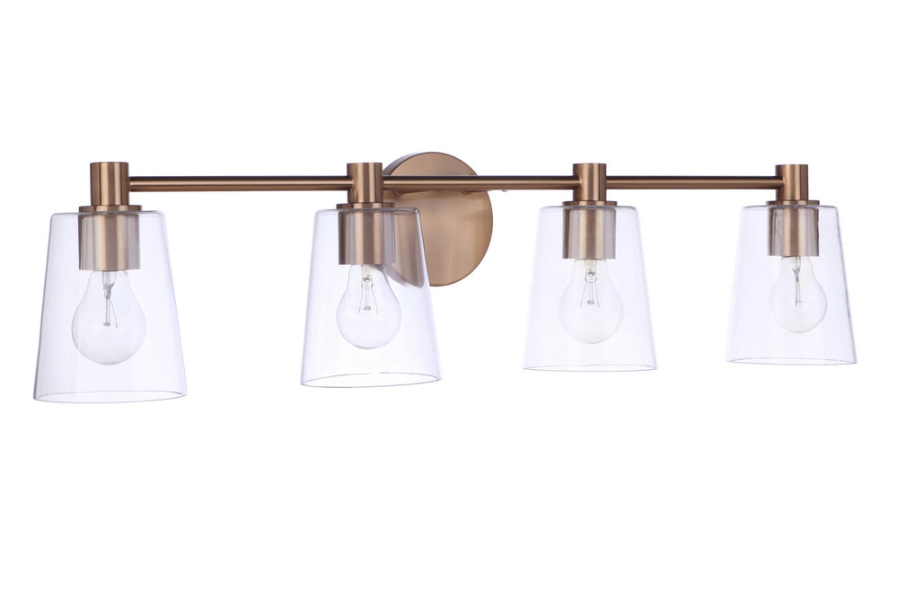 Craftmade Canada - 12633SB4 - Four Light Vanity - Emilio - Satin Brass