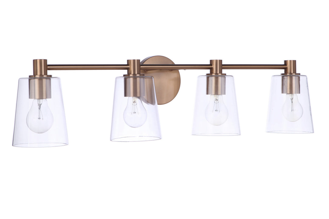 Craftmade Canada - 12633SB4 - Four Light Vanity - Emilio - Satin Brass