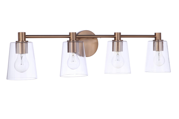 Craftmade Canada - 12633SB4 - Four Light Vanity - Emilio - Satin Brass