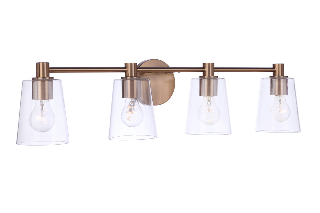Craftmade Canada - 12633SB4 - Four Light Vanity - Emilio - Satin Brass