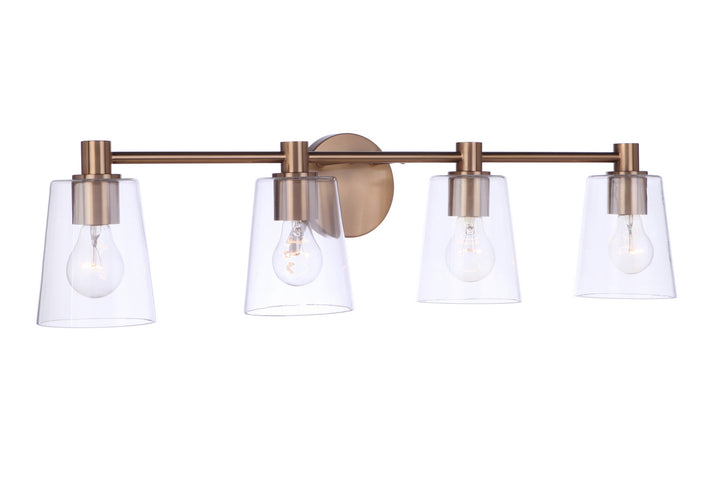 Craftmade Canada - 12633SB4 - Four Light Vanity - Emilio - Satin Brass