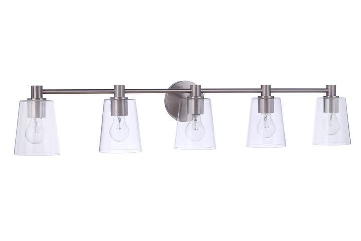 Craftmade Canada - 12642BNK5 - Five Light Vanity - Emilio - Brushed Polished Nickel