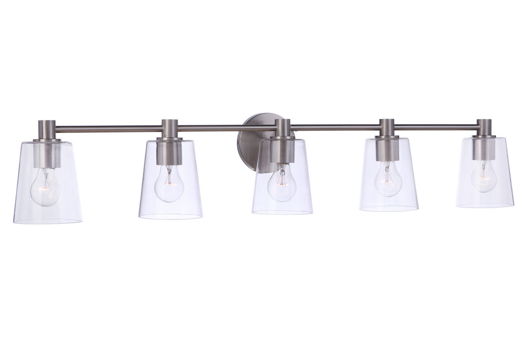 Craftmade Canada - 12642BNK5 - Five Light Vanity - Emilio - Brushed Polished Nickel