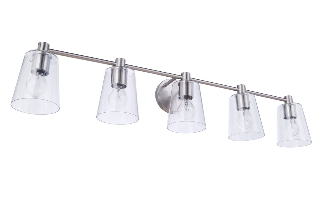 Craftmade Canada - 12642BNK5 - Five Light Vanity - Emilio - Brushed Polished Nickel