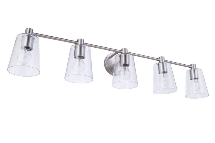 Craftmade Canada - 12642BNK5 - Five Light Vanity - Emilio - Brushed Polished Nickel