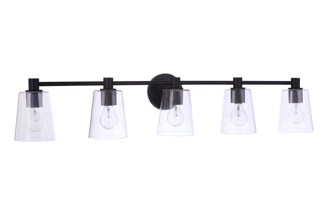 Craftmade Canada - 12642FB5 - Five Light Vanity - Emilio - Flat Black
