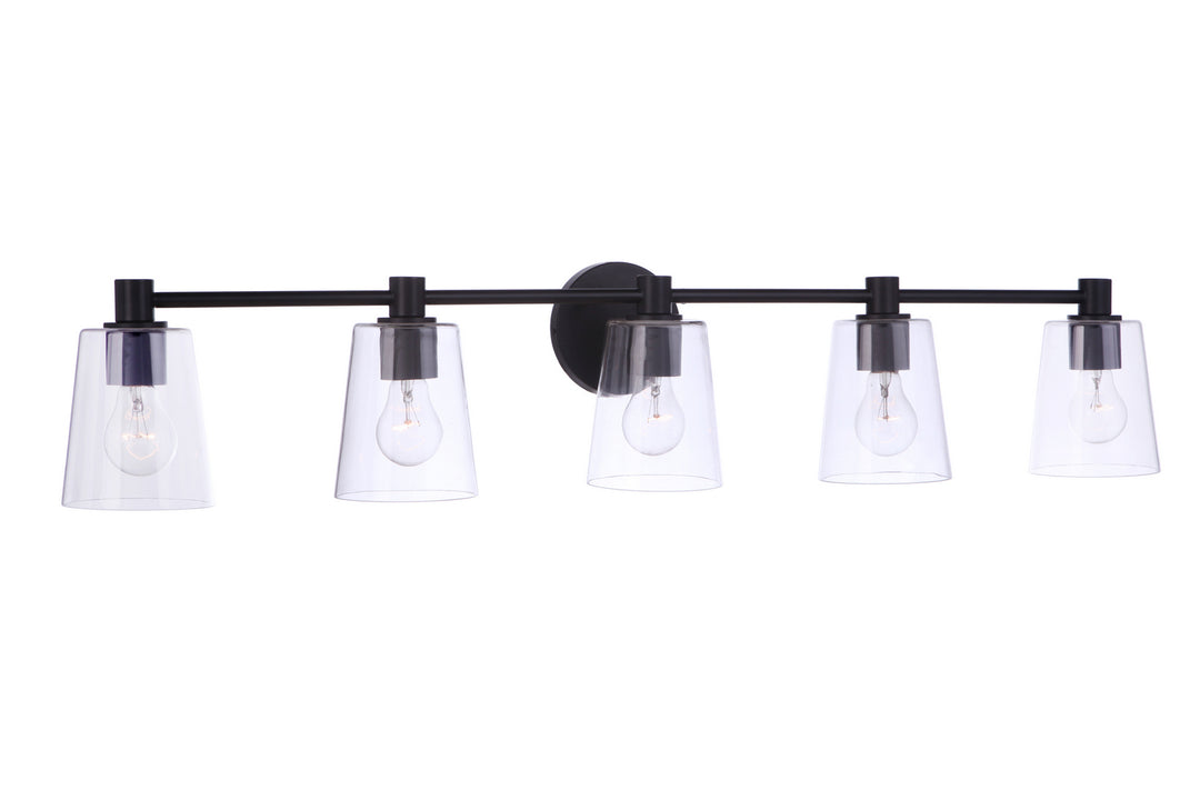 Craftmade Canada - 12642FB5 - Five Light Vanity - Emilio - Flat Black