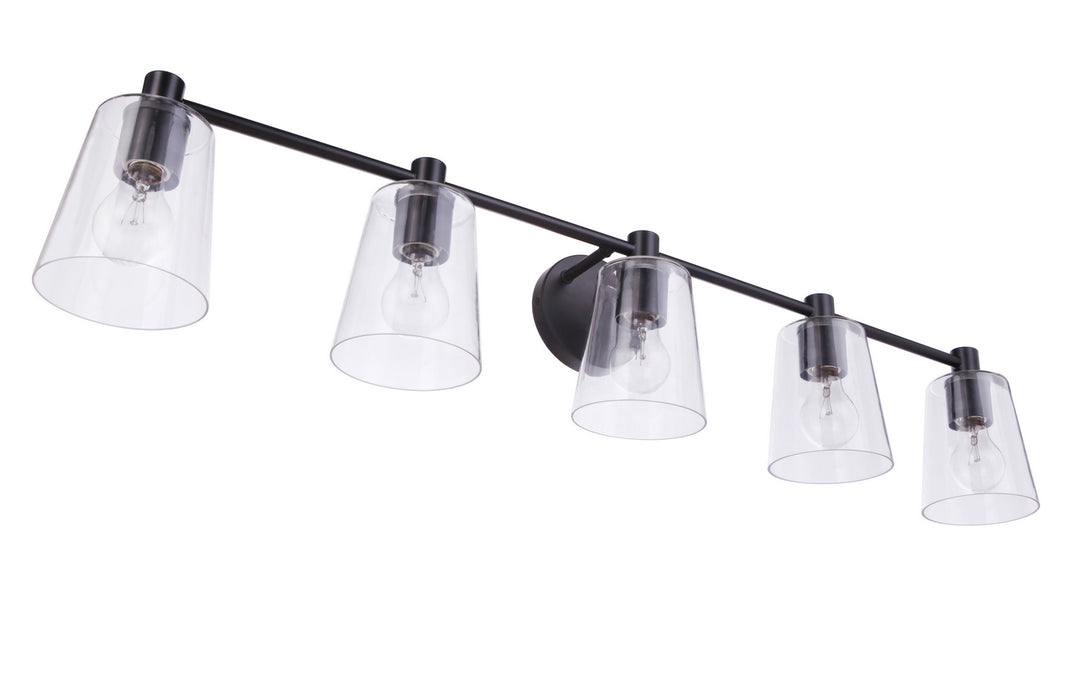 Craftmade Canada - 12642FB5 - Five Light Vanity - Emilio - Flat Black