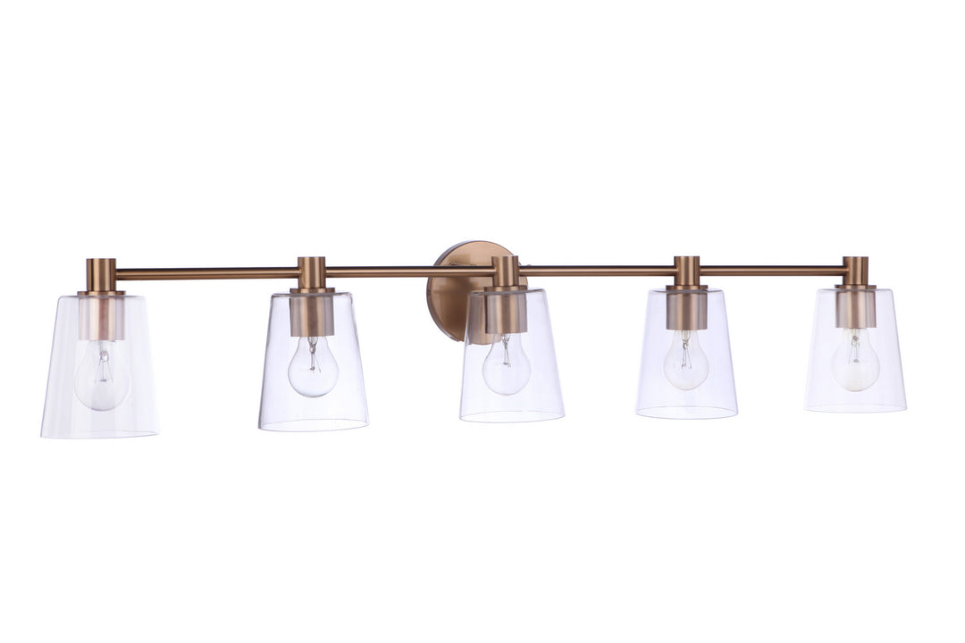 Craftmade Canada - 12642SB5 - Five Light Vanity - Emilio - Satin Brass