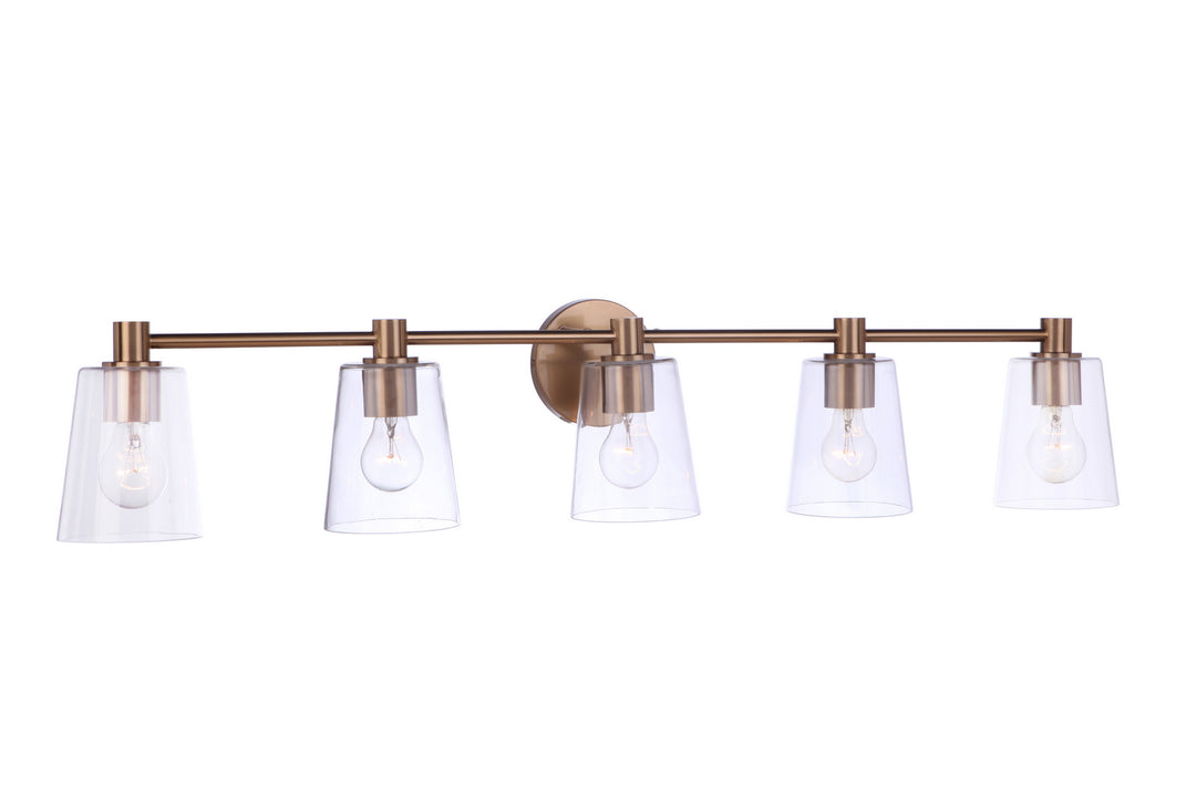 Craftmade Canada - 12642SB5 - Five Light Vanity - Emilio - Satin Brass