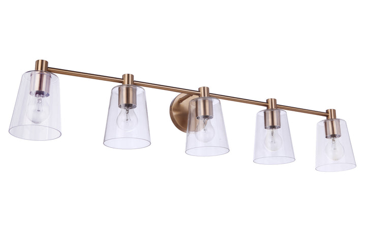 Craftmade Canada - 12642SB5 - Five Light Vanity - Emilio - Satin Brass