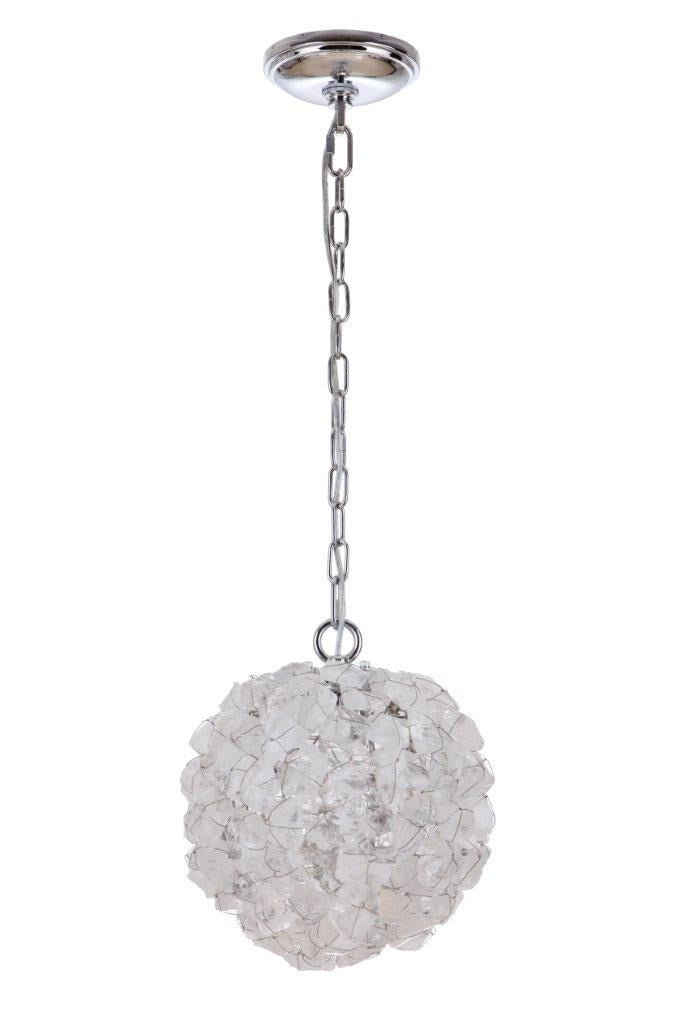 Roxx One Light Pendant in Chrome - available from The Lighting Shoppe, trusted by Canadian homeowners