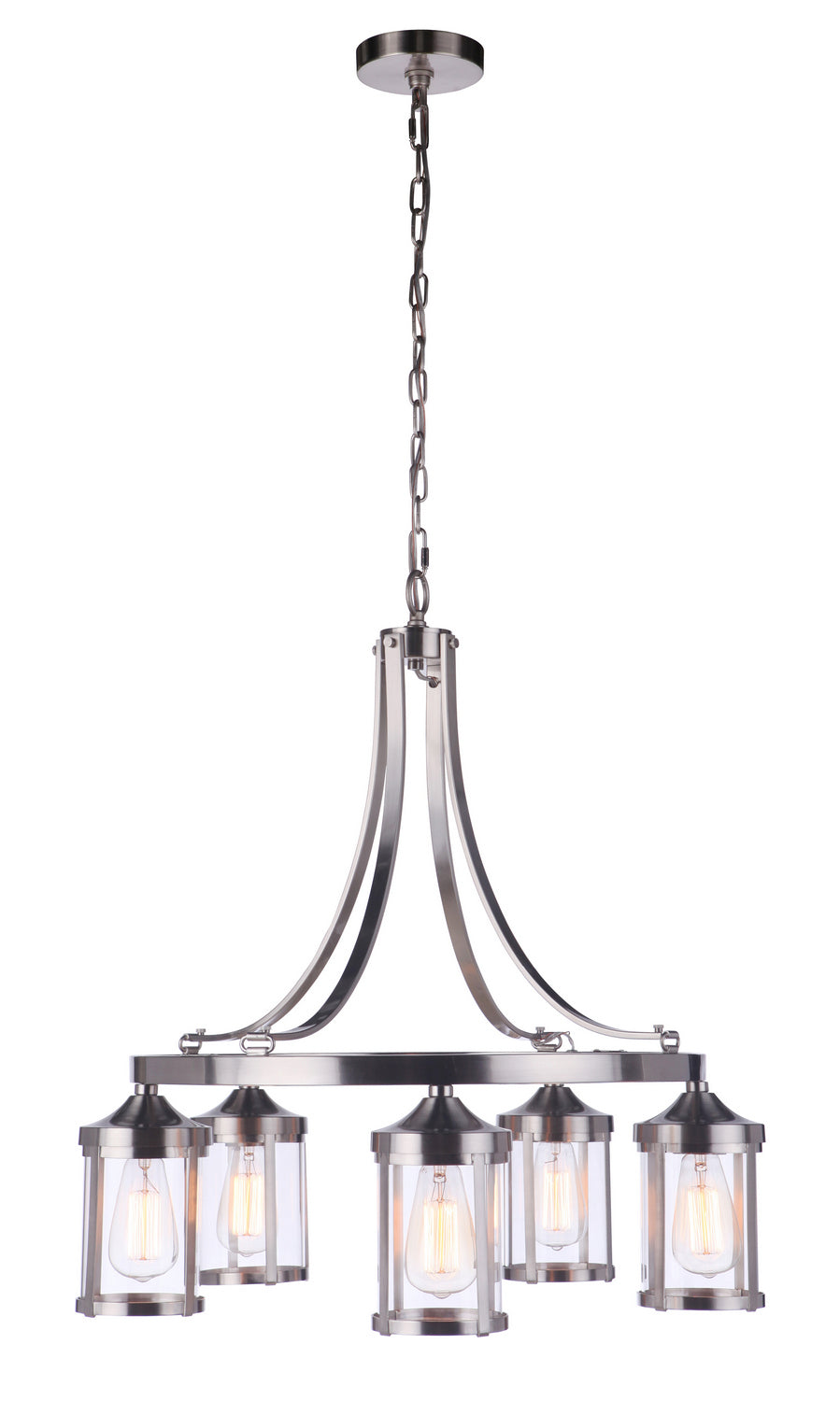 Craftmade Canada - 55325-BNK - Five Light Chandelier - Elliot - Brushed Polished Nickel