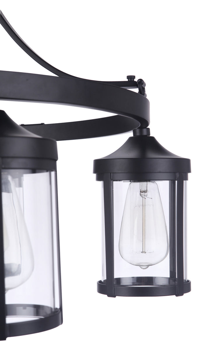 Craftmade Canada - 55325-FB - Five Light Chandelier - Elliot - Flat Black