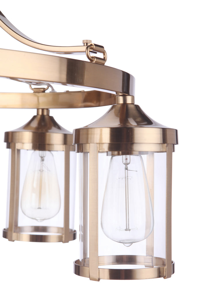 Craftmade Canada - 55325-SB - Five Light Chandelier - Elliot - Satin Brass