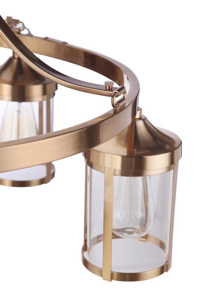 Craftmade Canada - 55325-SB - Five Light Chandelier - Elliot - Satin Brass