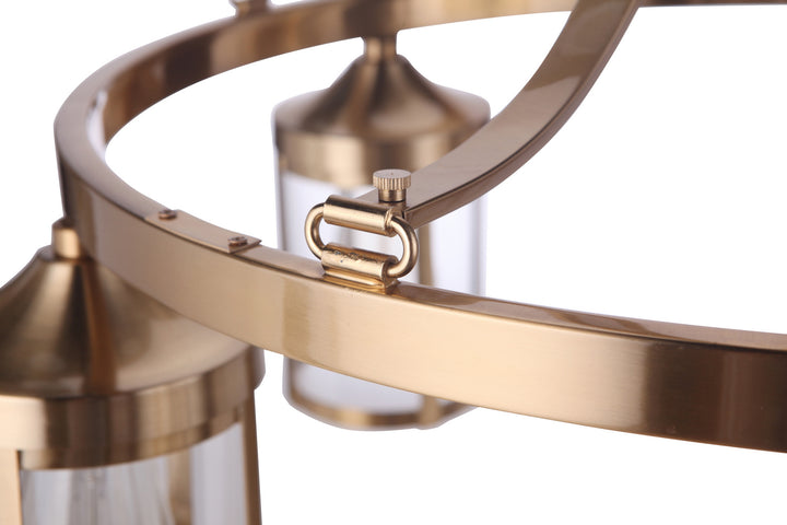 Craftmade Canada - 55325-SB - Five Light Chandelier - Elliot - Satin Brass
