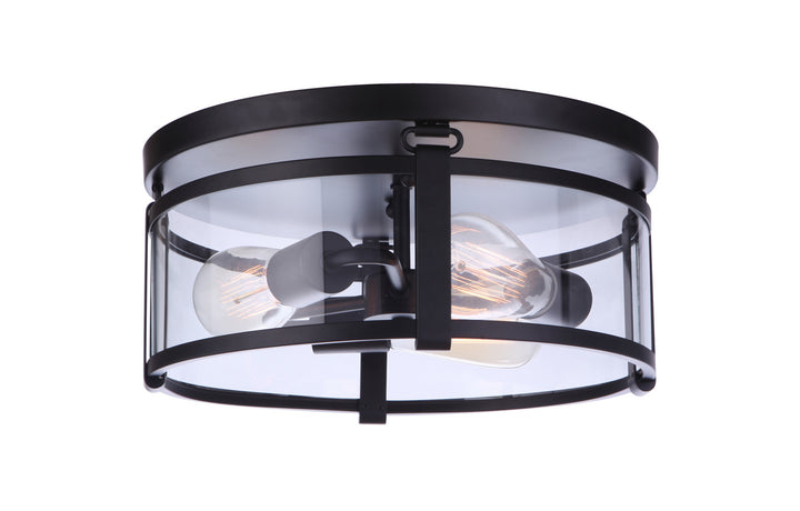 Craftmade Canada - 55383-FB - Three Light Flushmount - Elliot - Flat Black