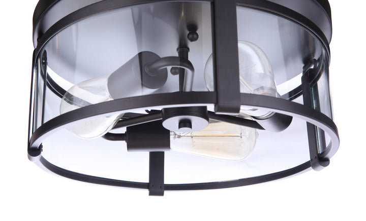 Craftmade Canada - 55383-FB - Three Light Flushmount - Elliot - Flat Black